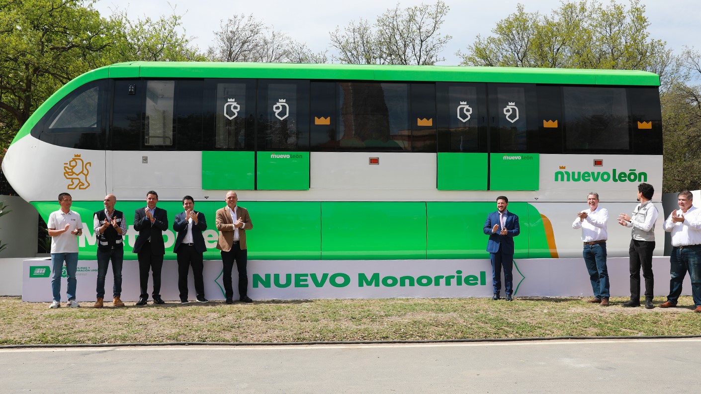Presentan nuevo vagón para Líneas 4 y 6 del Metro de Monterrey