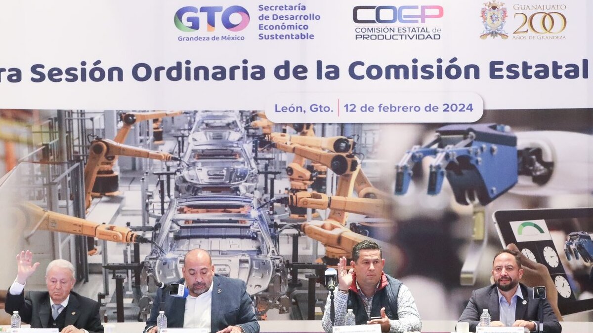 Realizan sesión de la Comisión Estatal de Productividad en Guanajuato