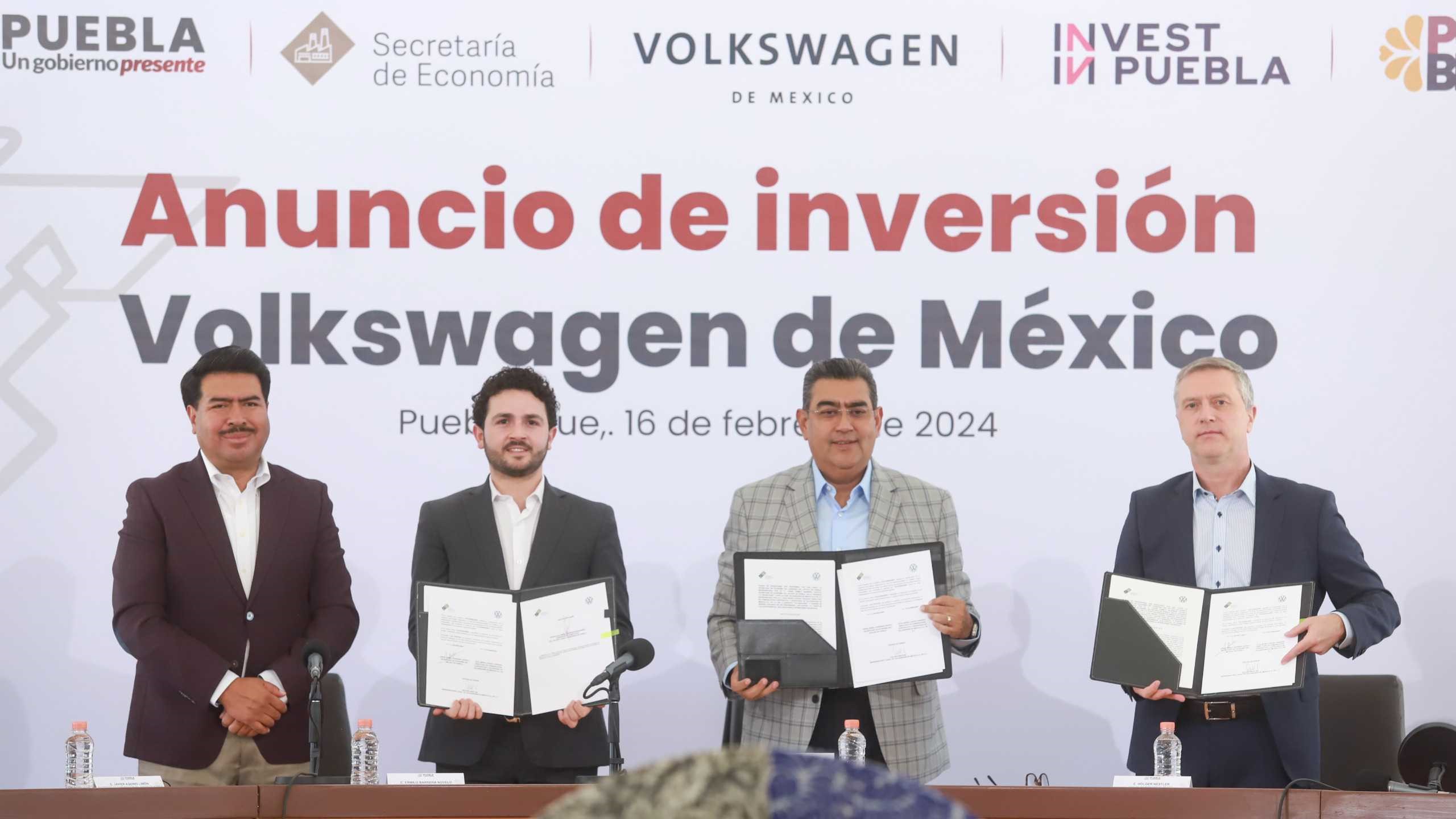 Con nueva inversión, Volkswagen de México se suma al Hub de electromovilidad en Puebla