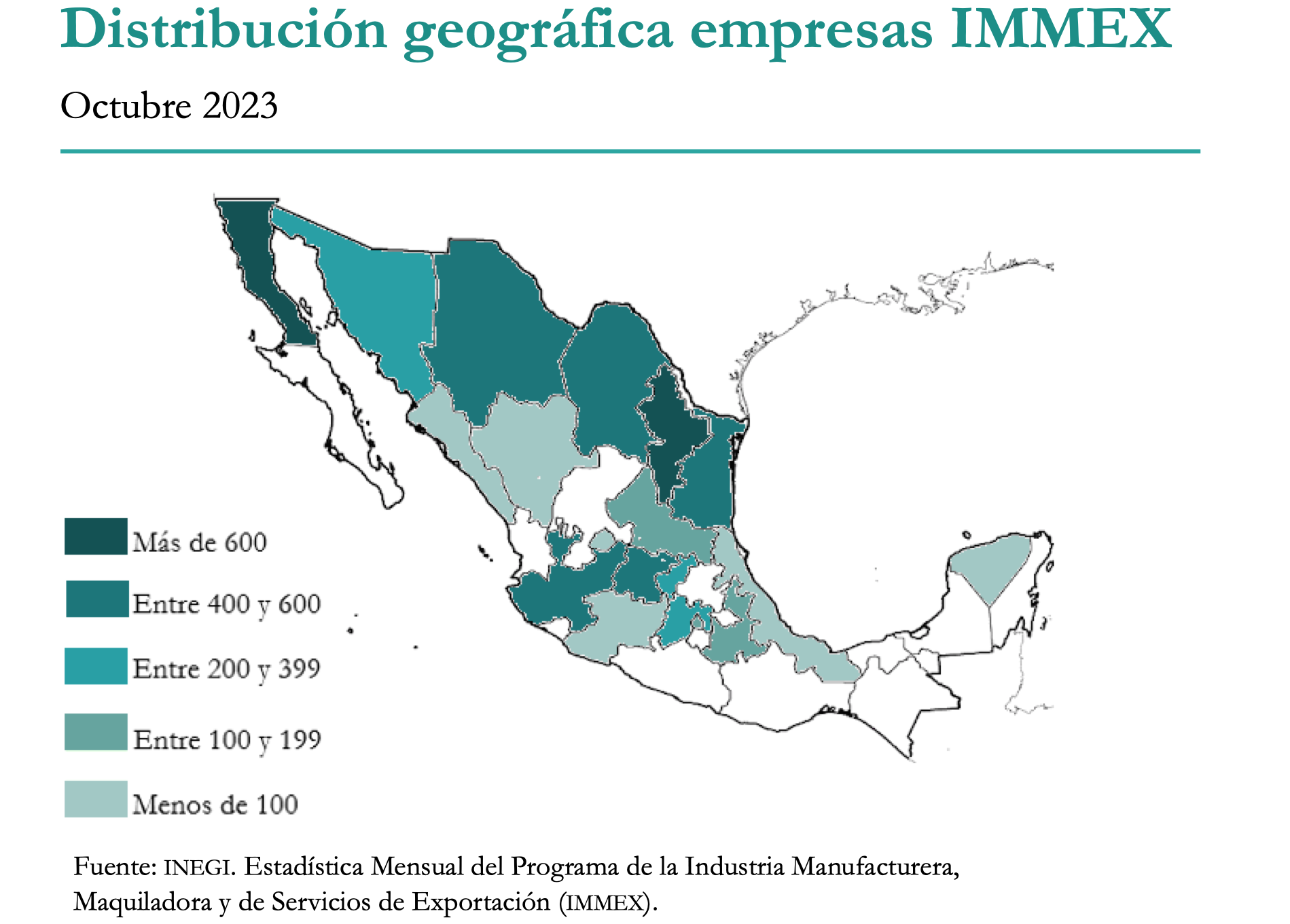 Presentan panorama de empresas IMMEX en México y el Bajío