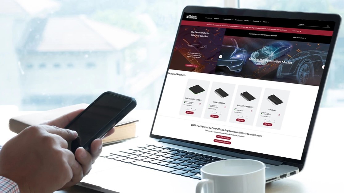 Rochester Electronics presenta nueva plataforma de compras en línea