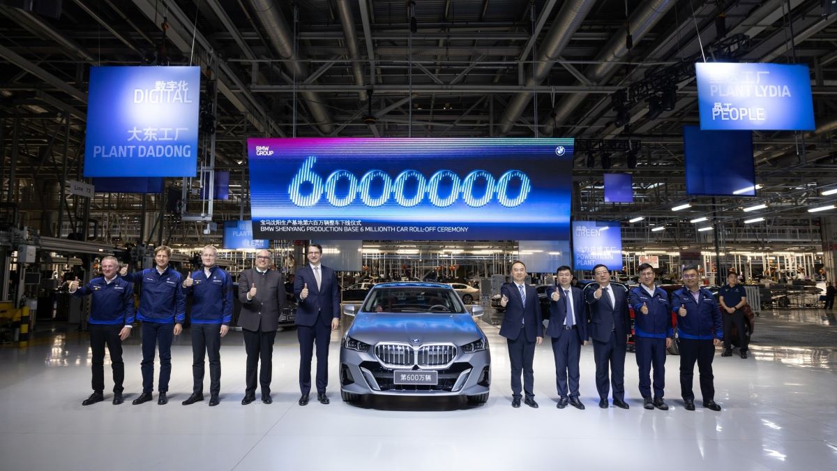 Con auto eléctrico, BMW celebra en China producción de la unidad 6 millones