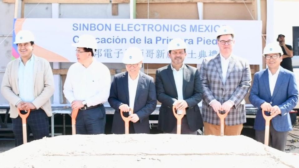 Sinbon Electronics inicia construcción de planta en San Luis Potosí