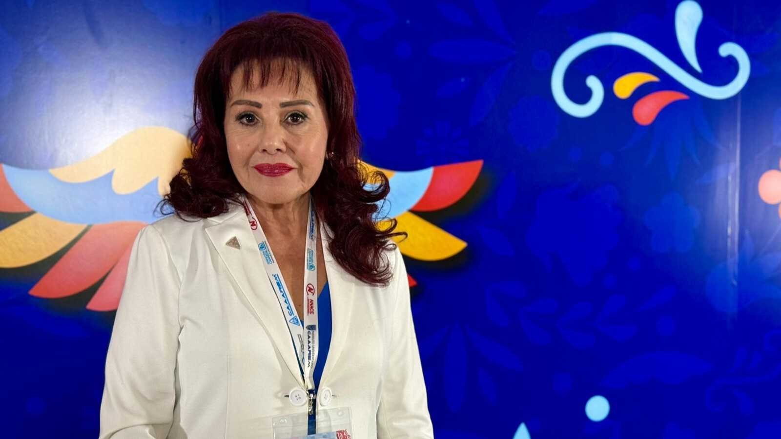 Gloria Gertrudis, presidenta de la Comisión de Honor y Justicia de la Caaarem.