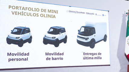 Puebla será la sede donde se fabricará la primera flotilla de autos eléctricos Olinia, listos en 2026.