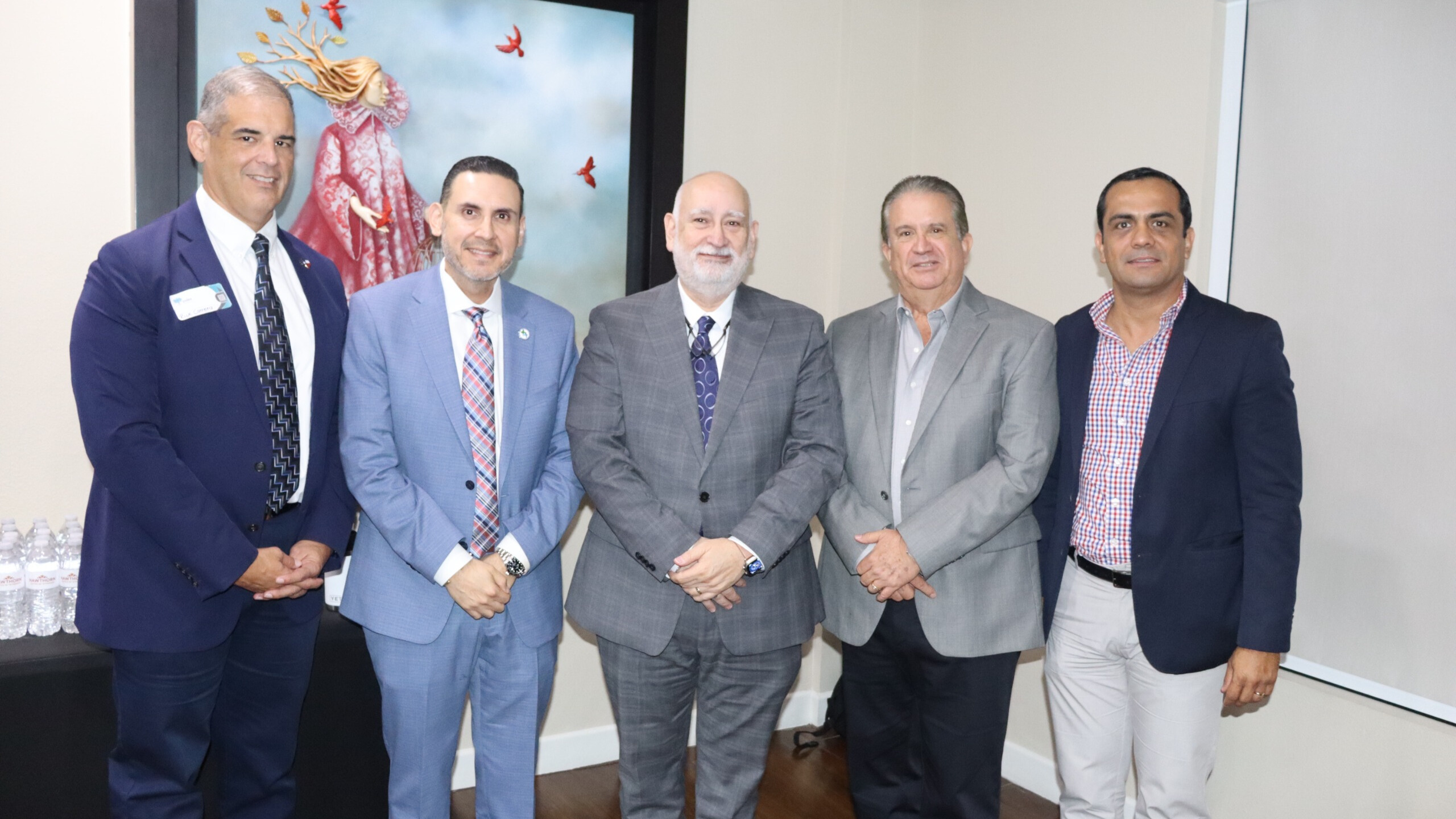 Rick Carrera, Director de Desarrollo Económico en COSTEP; Ralph García, Jefe de Operaciones de McAllen EDC; Francisco Peña, Socio en Cacheaux, Cavazos & Newton; Alfredo Guajardo; Presidente de INDEX Reynosa; Rafael Ángel Ortiz Salazar, Representante de McAllen EDC en México.