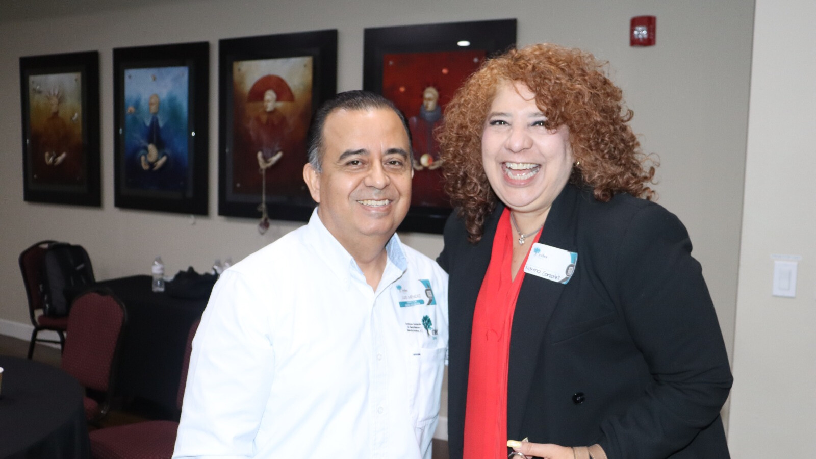 Luis Méndez, Director de INDEX Reynosa y Norma Sánchez, Directora Operativa.