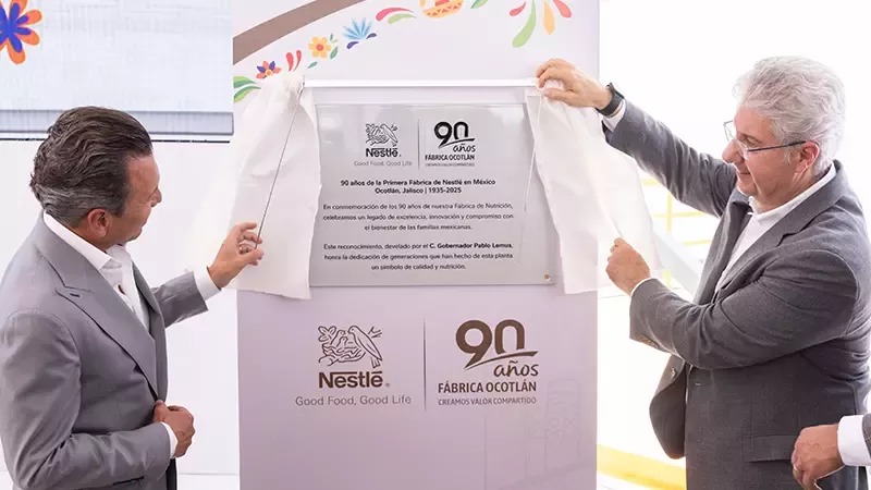 Nestlé México conmemoró 90 años de operación en su planta de Ocotlán, la primera de la compañía en el país.