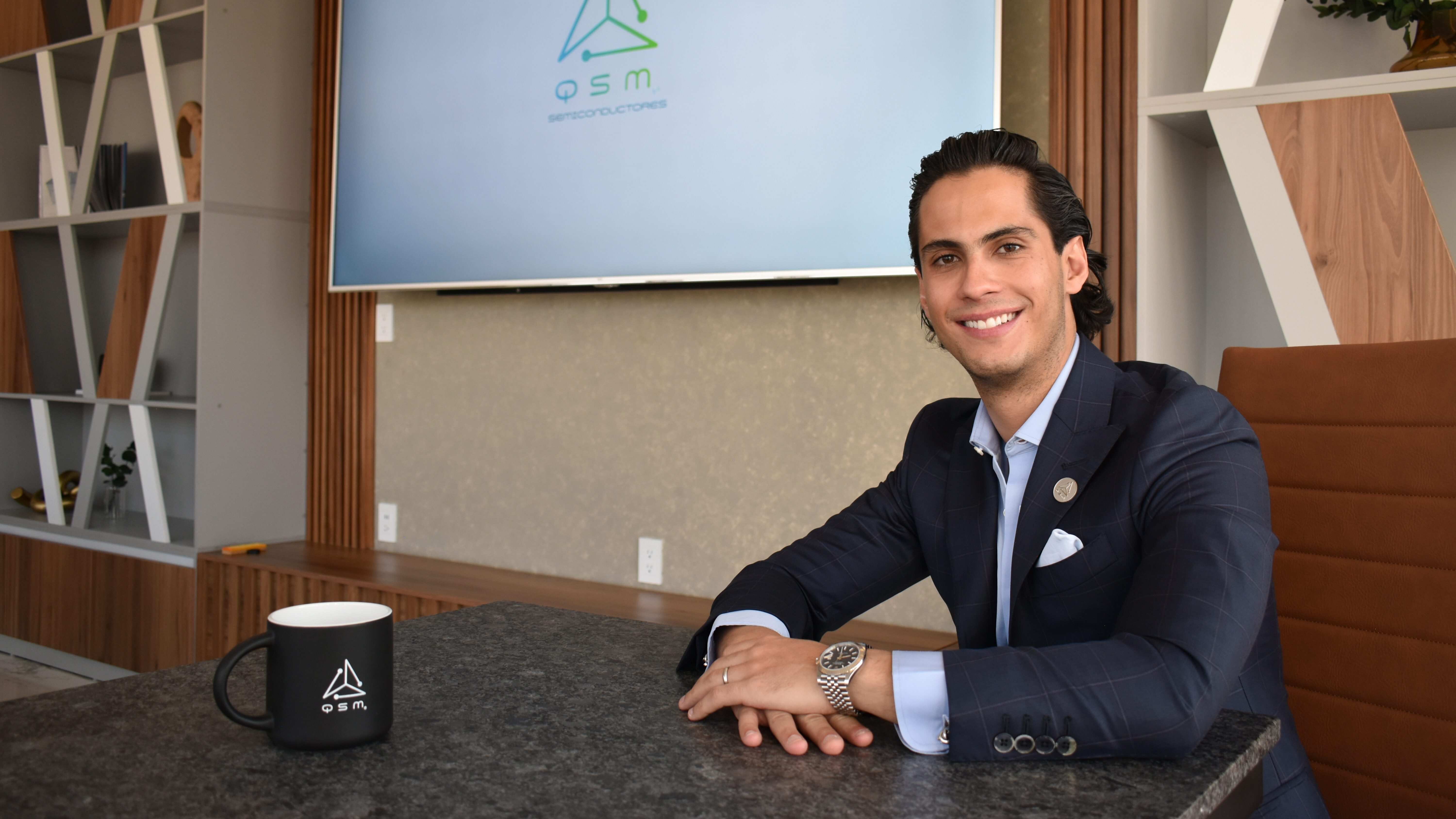 Alejandro Franco, CEO DE QSM, presentó el modelo IDM de QSM durante el evento “Hecho en México: Mentes en Acción”.