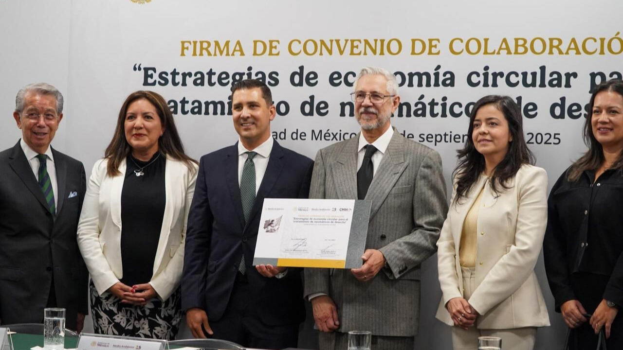 Michelin, Pirelli y Bridgestone impulsan reciclaje de llantas en Hidalgo