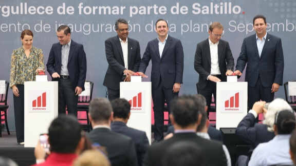 Motherson invierte 280 mdp en nueva planta automotriz en Coahuila