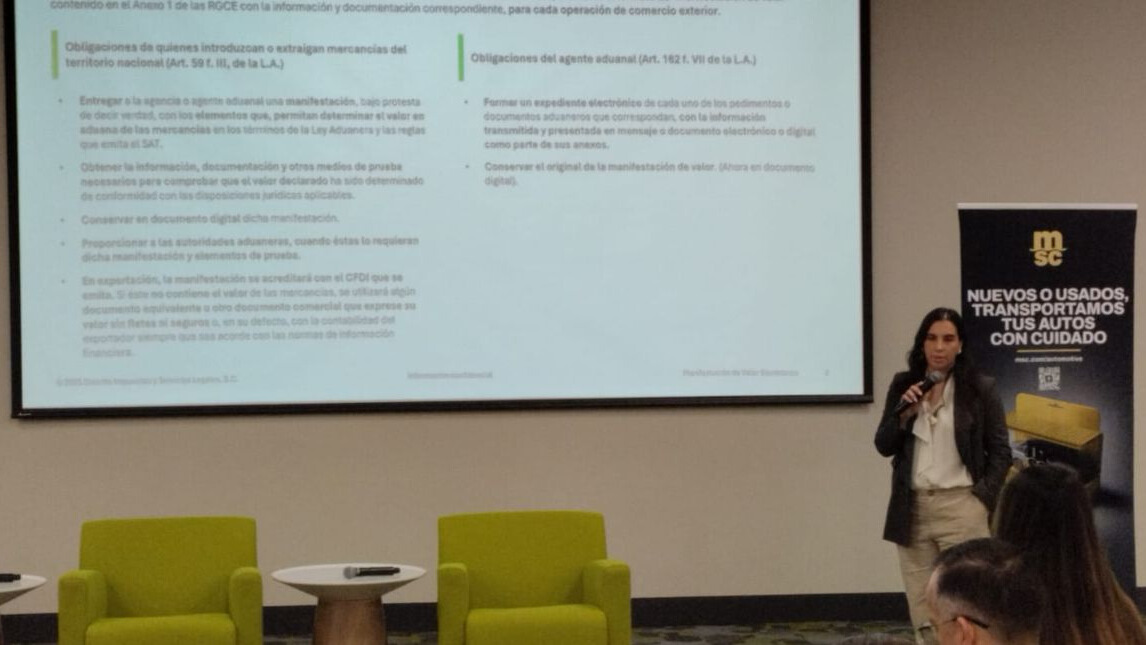 Bárbara Murra explicó los cambios que traerá la manifestación de valor electrónica, que entrará en vigor.