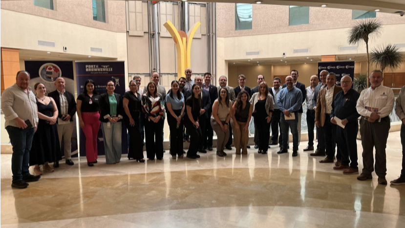 Algunos de los participantes del Encuentro Empresarial: “Impulsando Cadenas de Valor Binacional: Coahuila – Sur de Texas” Organizado por el Puerto de Brownsville y COMCE Coahuila.
