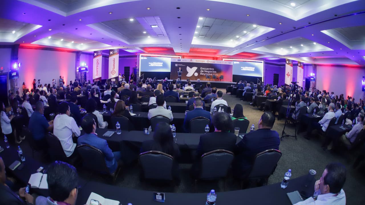 El "Encuentro de Negocios Reynosa 2025" reunió a líderes de los los sectores empresarial, gubernamental y académico.