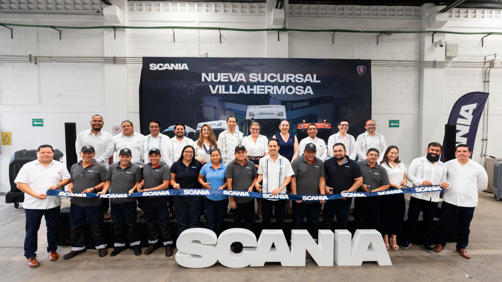 Scania abre sucursal 18 en Tabasco con inversión de 23.56 mdp