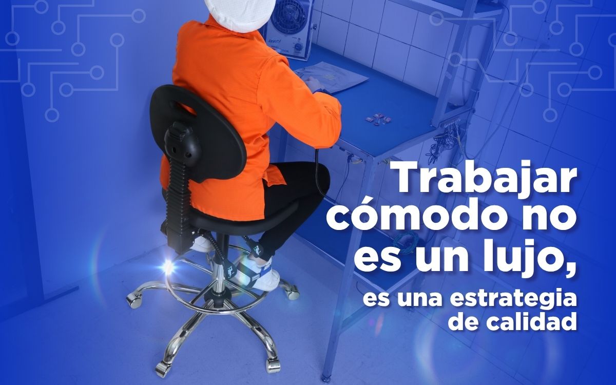 Beneficios de la ergonomía ESD en áreas de producción