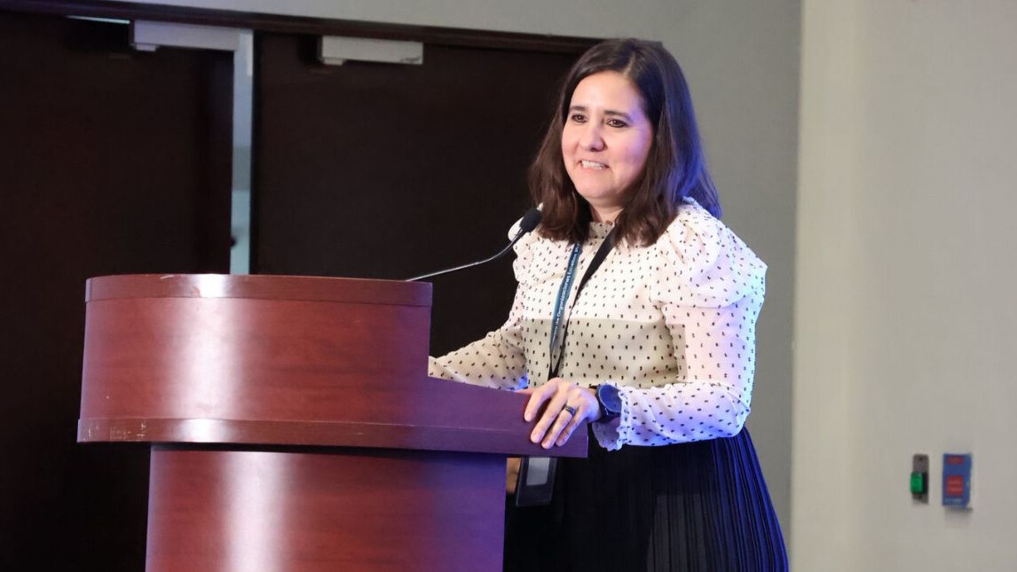 Irma León Garza, presidenta del Centro de Competitividad Monterrey, subrayó el papel estratégico de las empresas en el desarrollo económico.