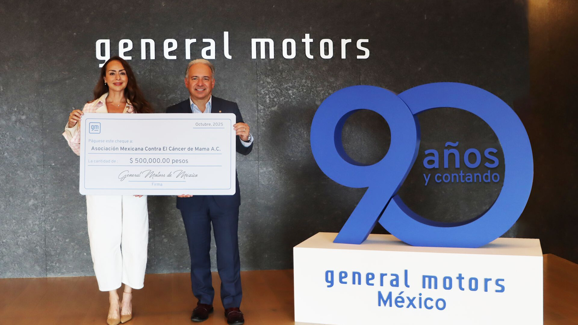 General Motors de México y Fundación CIMA cumplen 15 años de alianza contra el cáncer de mama