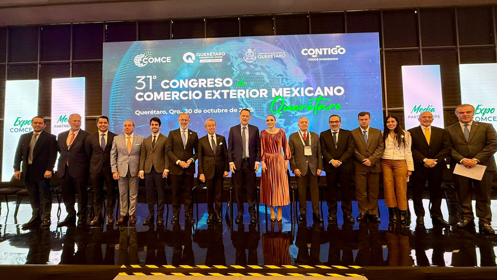 Inauguran en Querétaro el 31° Congreso Mexicano de Comercio Exterior del COMCE