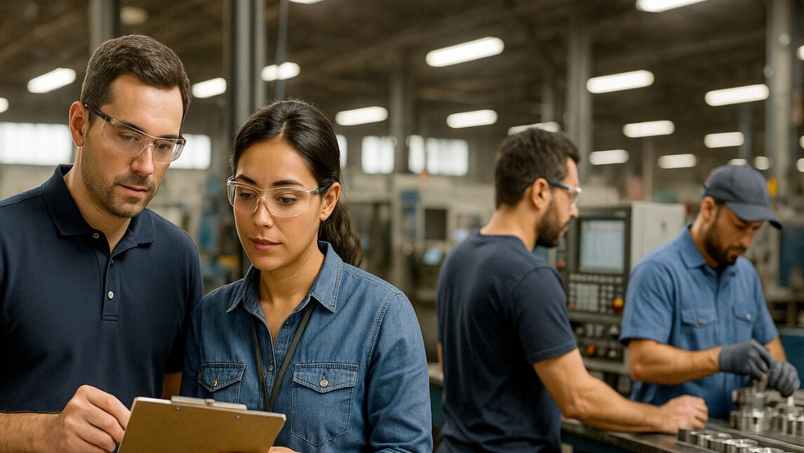 Manufactura de Nuevo León: recuperación en producción y pedidos durante agosto