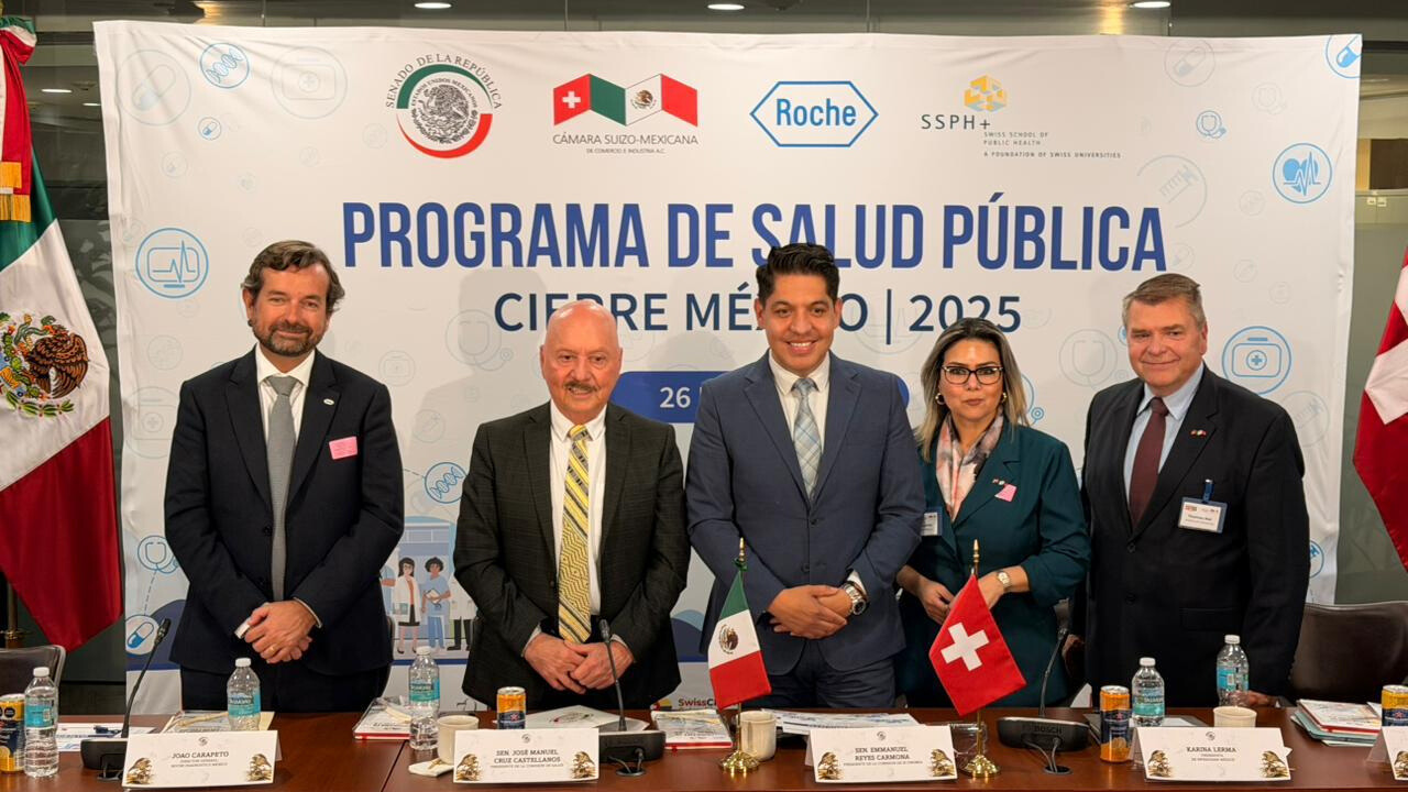 Empresas suizas impulsan agenda bilateral para fortalecer el financiamiento en salud en México