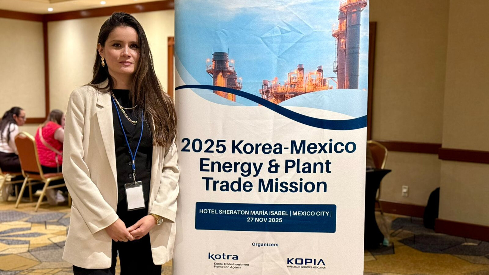 Lizbeth Camargo, Trade Jr. Manager de KOTRA México.