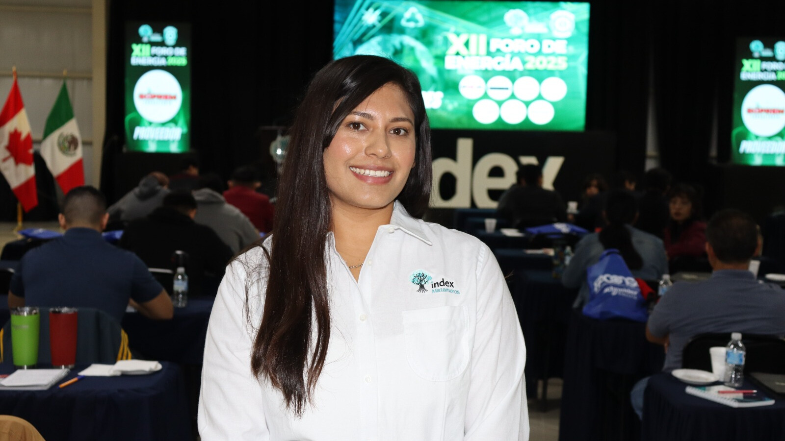 Jacqueline Casanova, coordinadora del Comité de Energía de Index Matamoros.