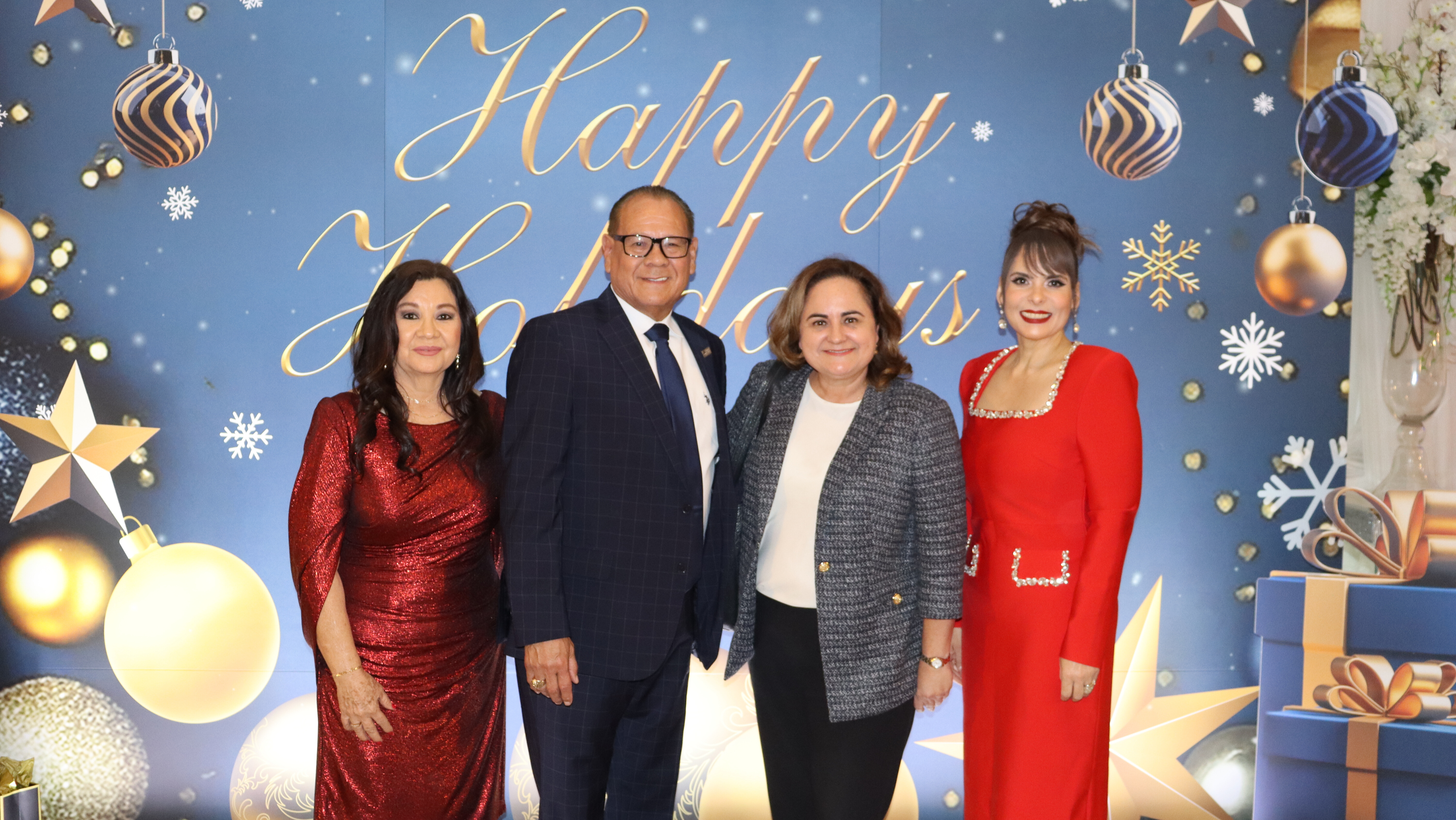 Maribel García, Executive Administrative Assistant at Pharr EDC; Victor Pérez, CEO at Pharr EDC; Gloria Gracia, from México Industry; Lilvette Santos, Economic Business Development Director at Pharr EDC.