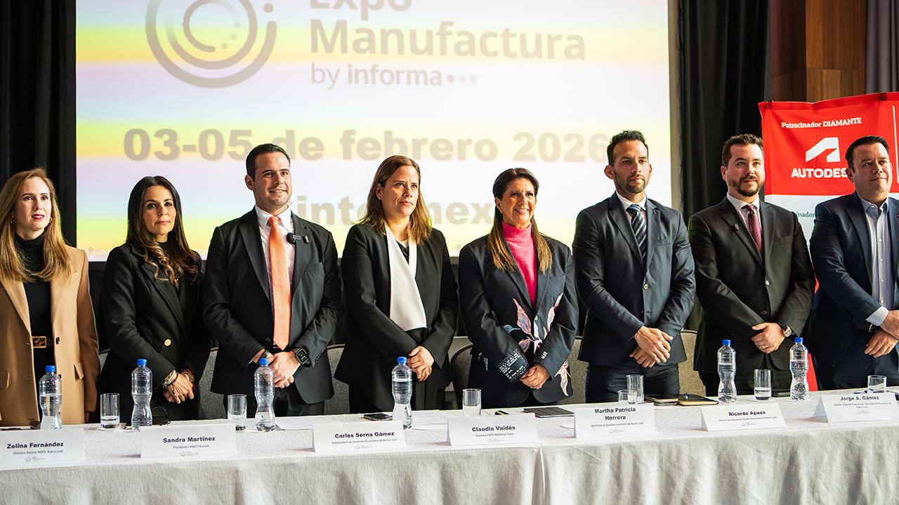 Expo Manufactura 2026 reunirá en Monterrey a líderes de la industria manufacturera y la tecnología