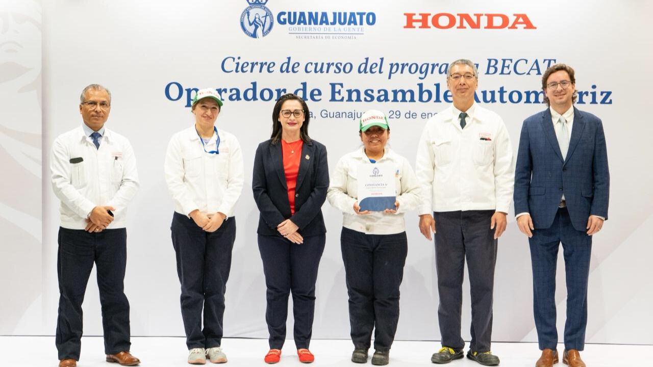 Honda y Guanajuato impulsan empleabilidad con capacitación automotriz especializada