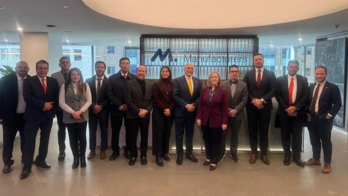 La delegación de index, encabezada por Humberto Martínez, sostuvo una reunión con la National Association of Manufacturers.