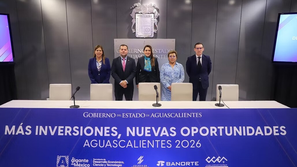 Aguascalientes confirma 30 inversiones por más de 600 mdd y 8 mil empleos en 2026