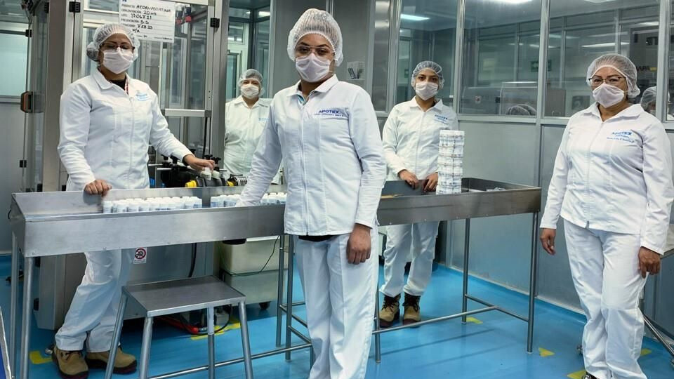 Apotex invertirá 850 mdp en México y alcanzará producción récord en 2026