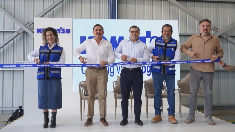 Komatsu invierte 1.85 mdd en Colima para fortalecer su red logística en el Pacífico mexicano