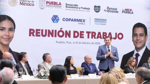 Puebla fortalece alianza con COPARMEX para detonar inversión y empleo formal