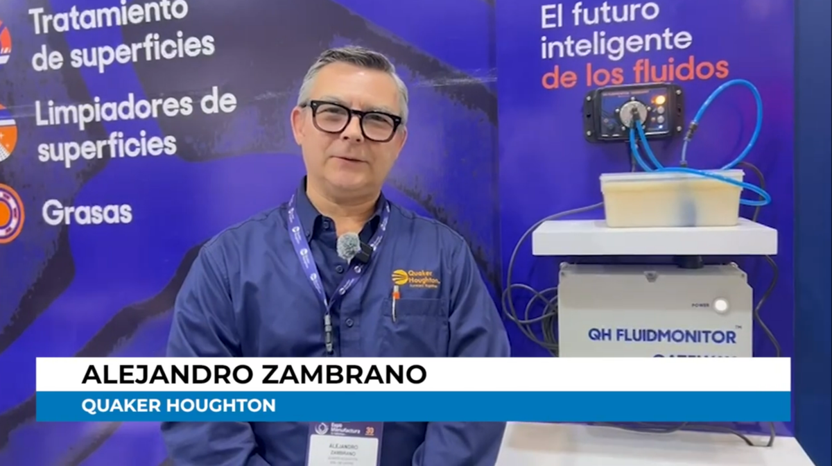 Quaker Houghton impulsa la digitalización del monitoreo de fluidos industriales