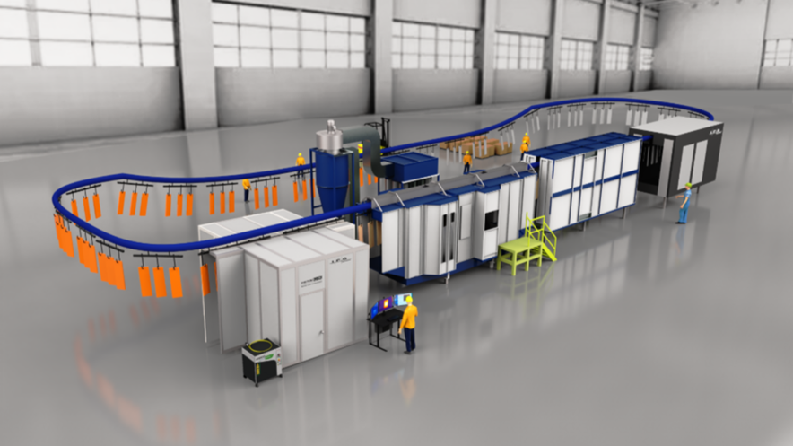 Revolución del láser: liberando al recubrimiento en polvo de las ataduras de procesos lentos