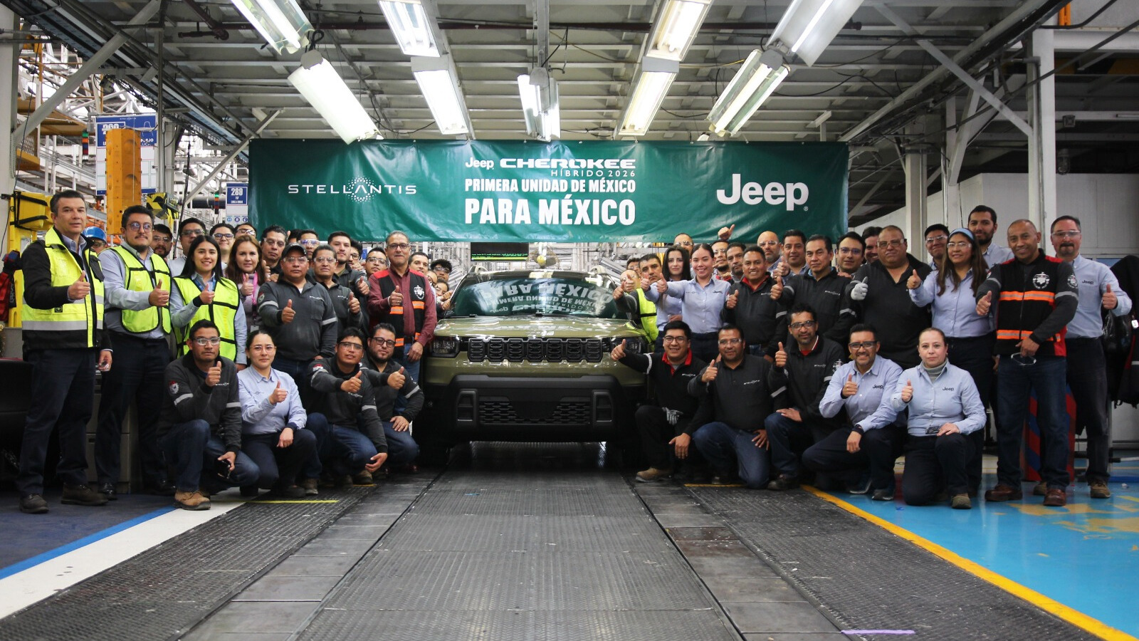 Stellantis inicia en el Estado de México la producción del Jeep Cherokee Híbrido