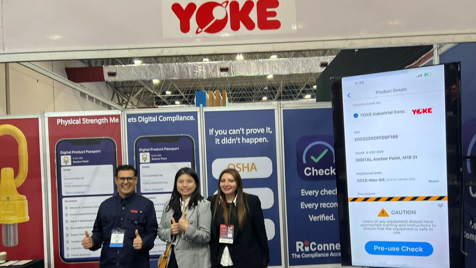 YOKE apuesta por tecnología digital y trazabilidad en levantamiento de carga pesada