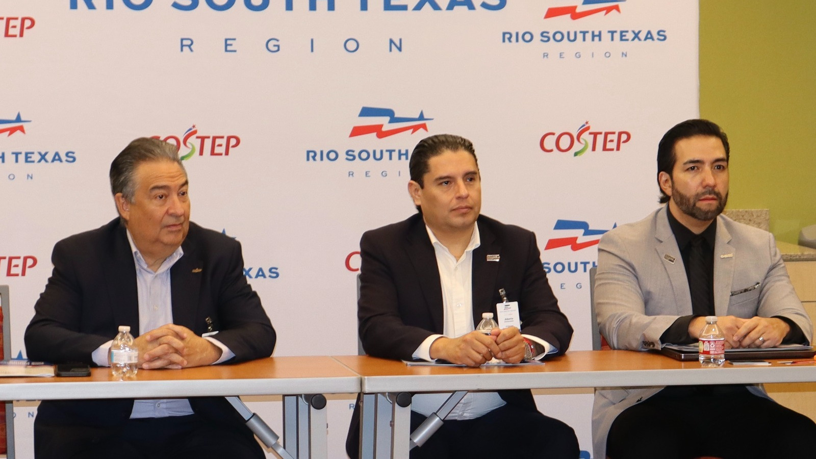 Adam Gonzalez, CEO de COSTEP; Alberto Bustamante, Pdte. de ANAPSA y Mario Olivas, CEO en CONCE.