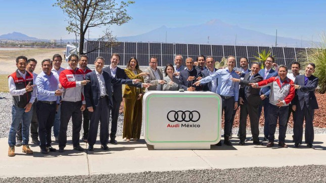 Audi México ya genera su propia energía en Puebla con parque solar de 4.2 MW