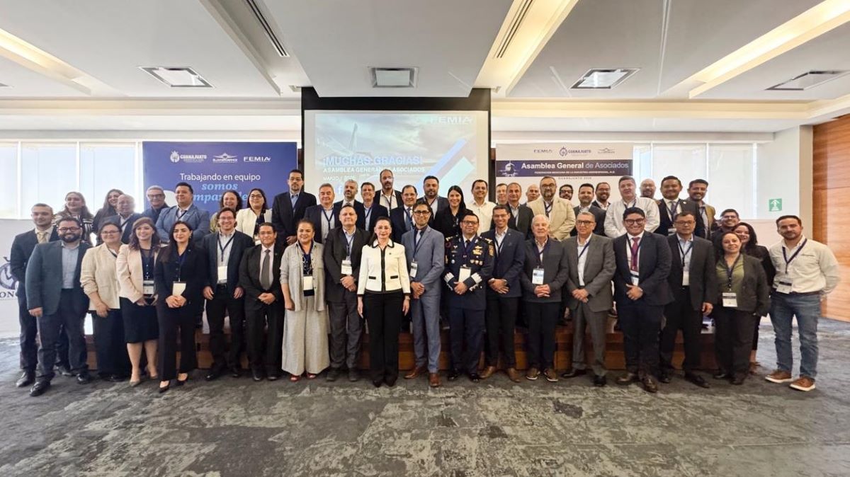 En el marco del evento se realizó la la Asamblea General de Asociados 2026 de la Federación Mexicana de la Industria Aeroespacial (FEMIA).
