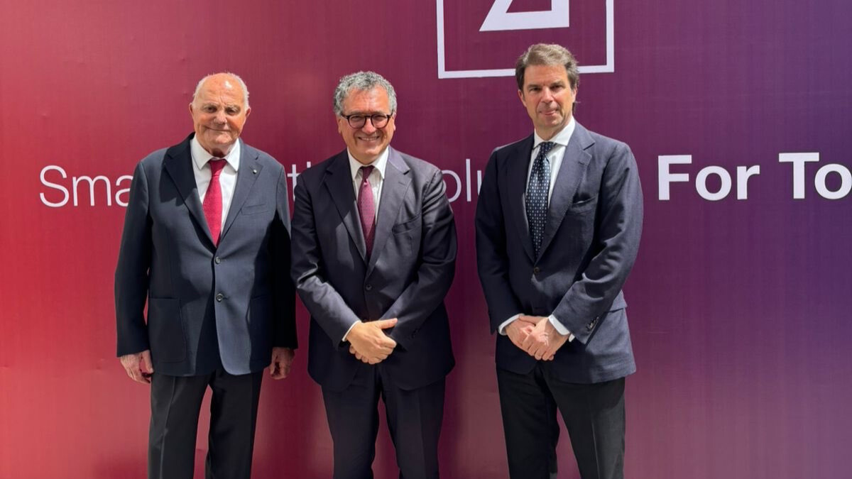 Gianfranco Zoppas, presidente de Zoppas Industries, Alessandro Modiano, embajador de Italia en México y Federico Zoppas, managing director de Zoppas Industries.