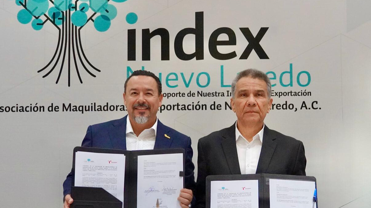 Un precedente en Tamaulipas: INDEX Nuevo Laredo impulsa el primer convenio estatal de apoyo fiscal para colaboradores de la industria