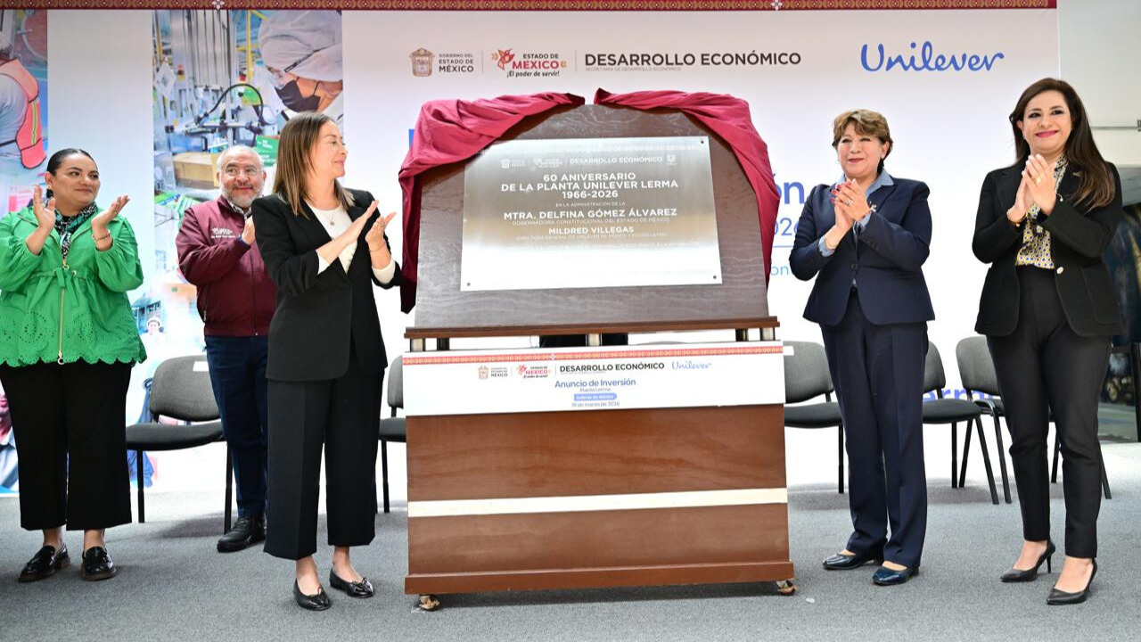 Unilever invierte 9,400 millones de pesos para expandir operaciones en el Estado de México