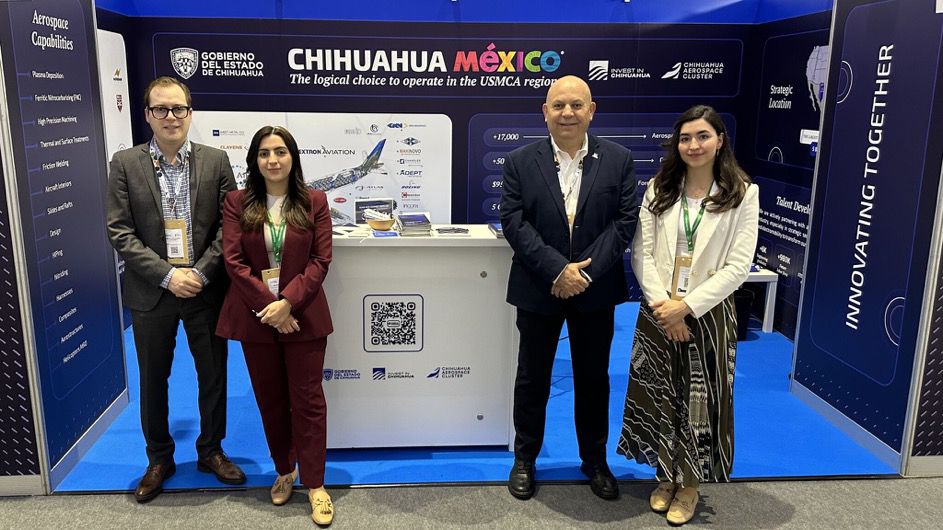 Aircraft Interiors Expo: Chihuahua busca nuevas alianzas e inversiones internacionales