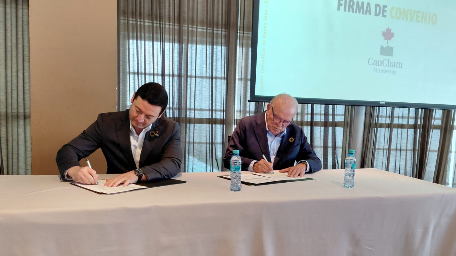 Clúster Energético de Nuevo León y CanCham sellan alianza para impulsar inversión y proyectos energéticos