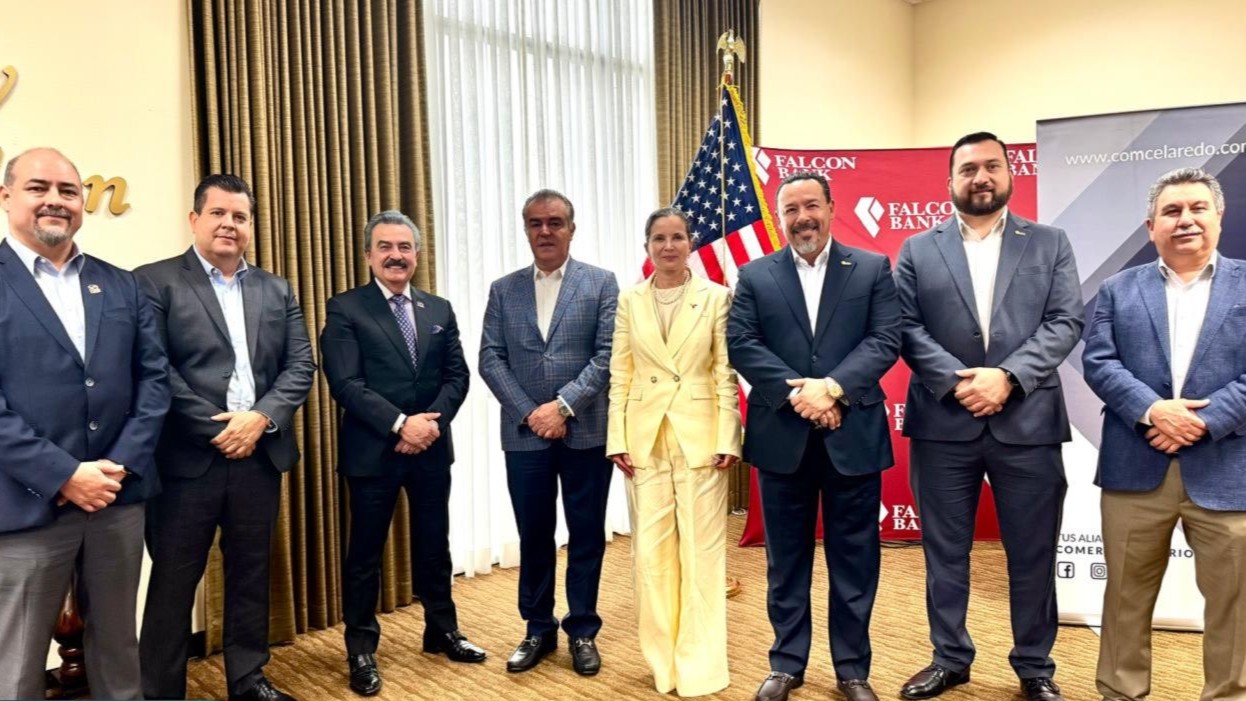 Autoridades de Tamaulipas y Laredo participaron en el encuentro binacional junto a representantes del sector empresarial.