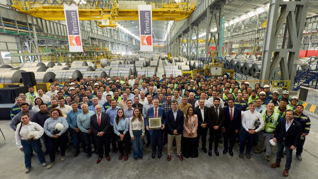 Ternium acelera expansión industrial en Nuevo León con inversión por 7,500 mdd