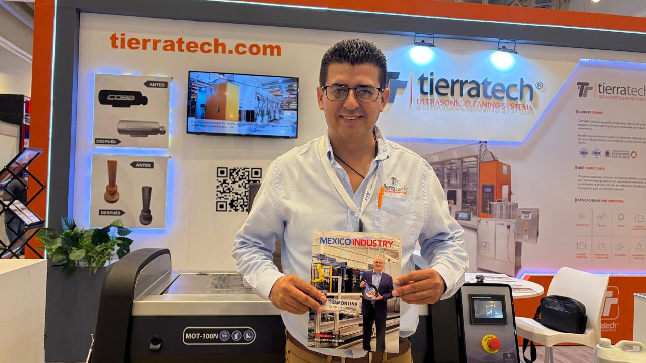 Tierratech México presenta tecnología de limpieza ultrasónica para la industria automotriz